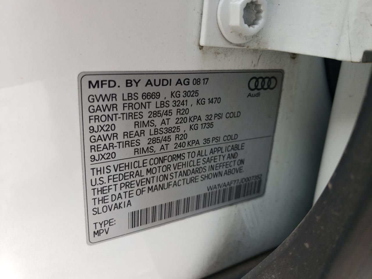 2018 AUDI Q7