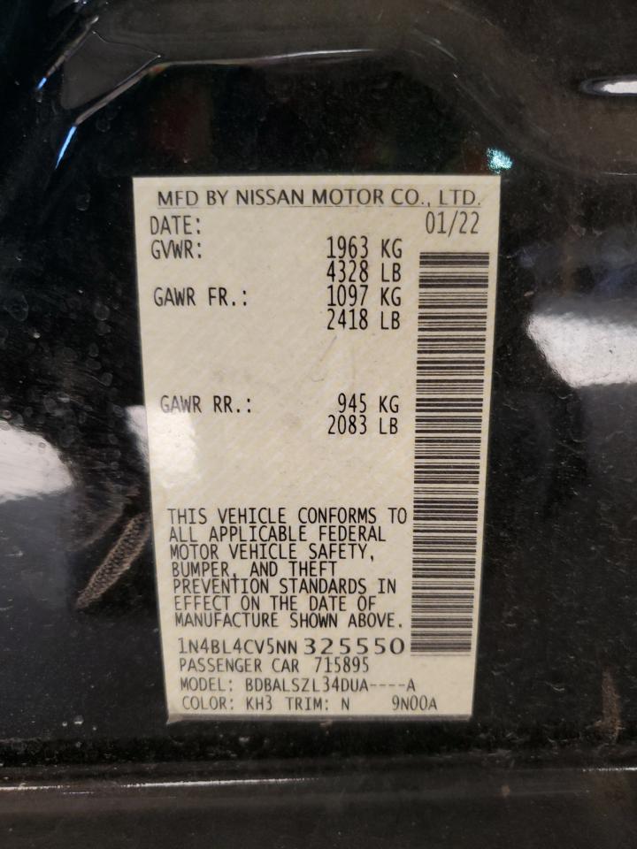 2022 NISSAN ALTIMA