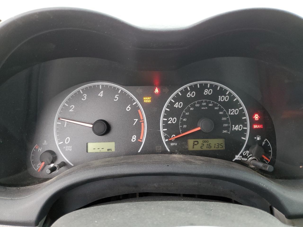 2012 TOYOTA COROLLA