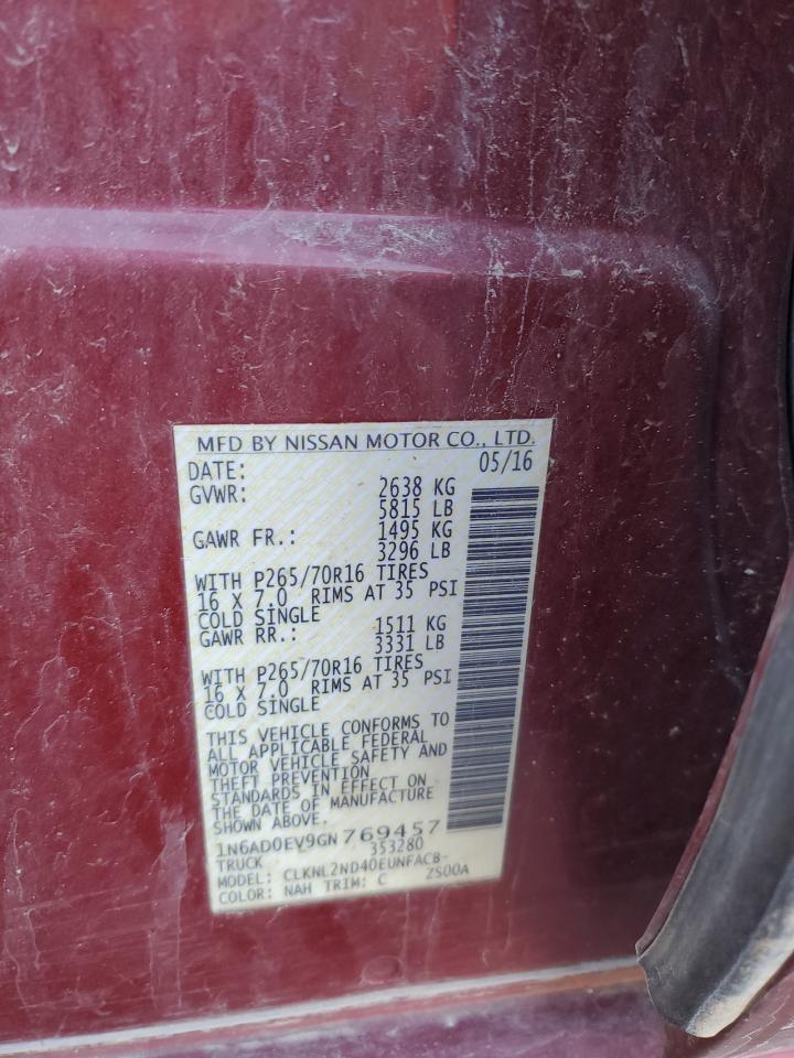 2016 NISSAN Frontier