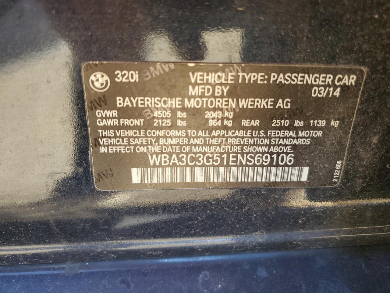 2014 BMW 3 SERIES