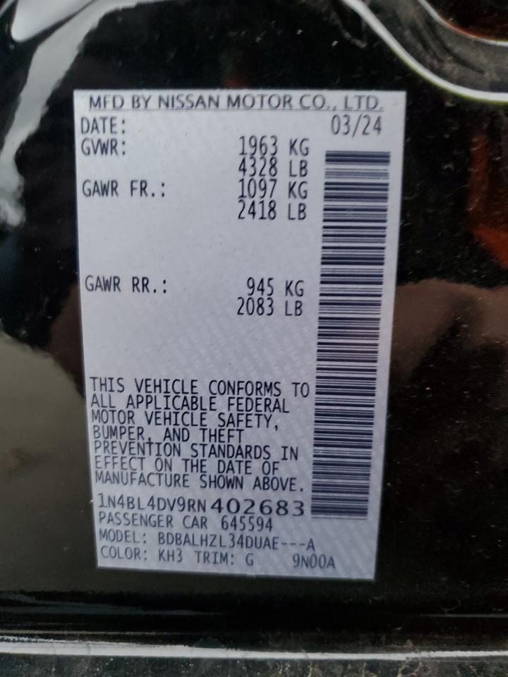 2024 NISSAN ALTIMA