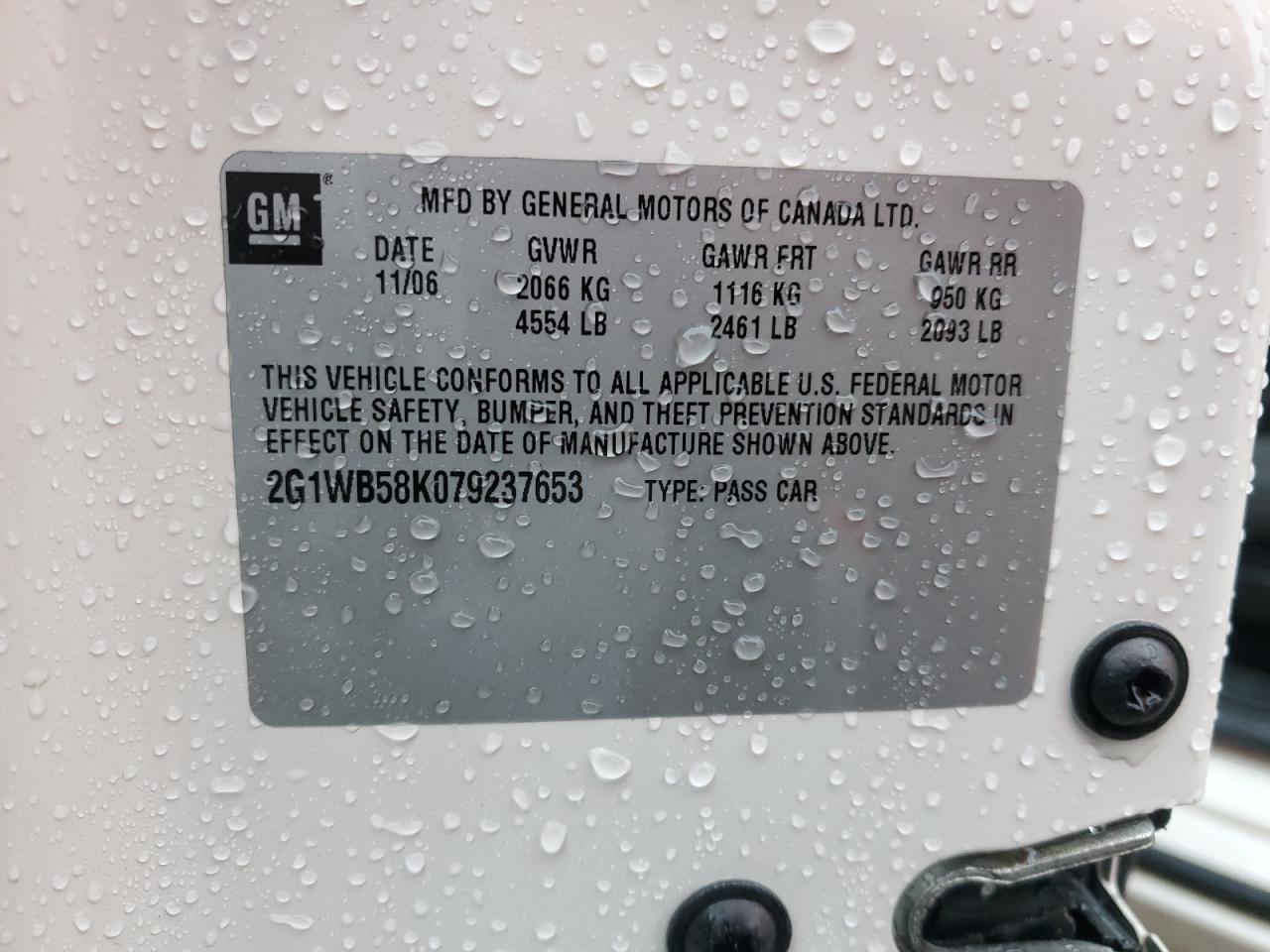 2007 CHEVROLET IMPALA