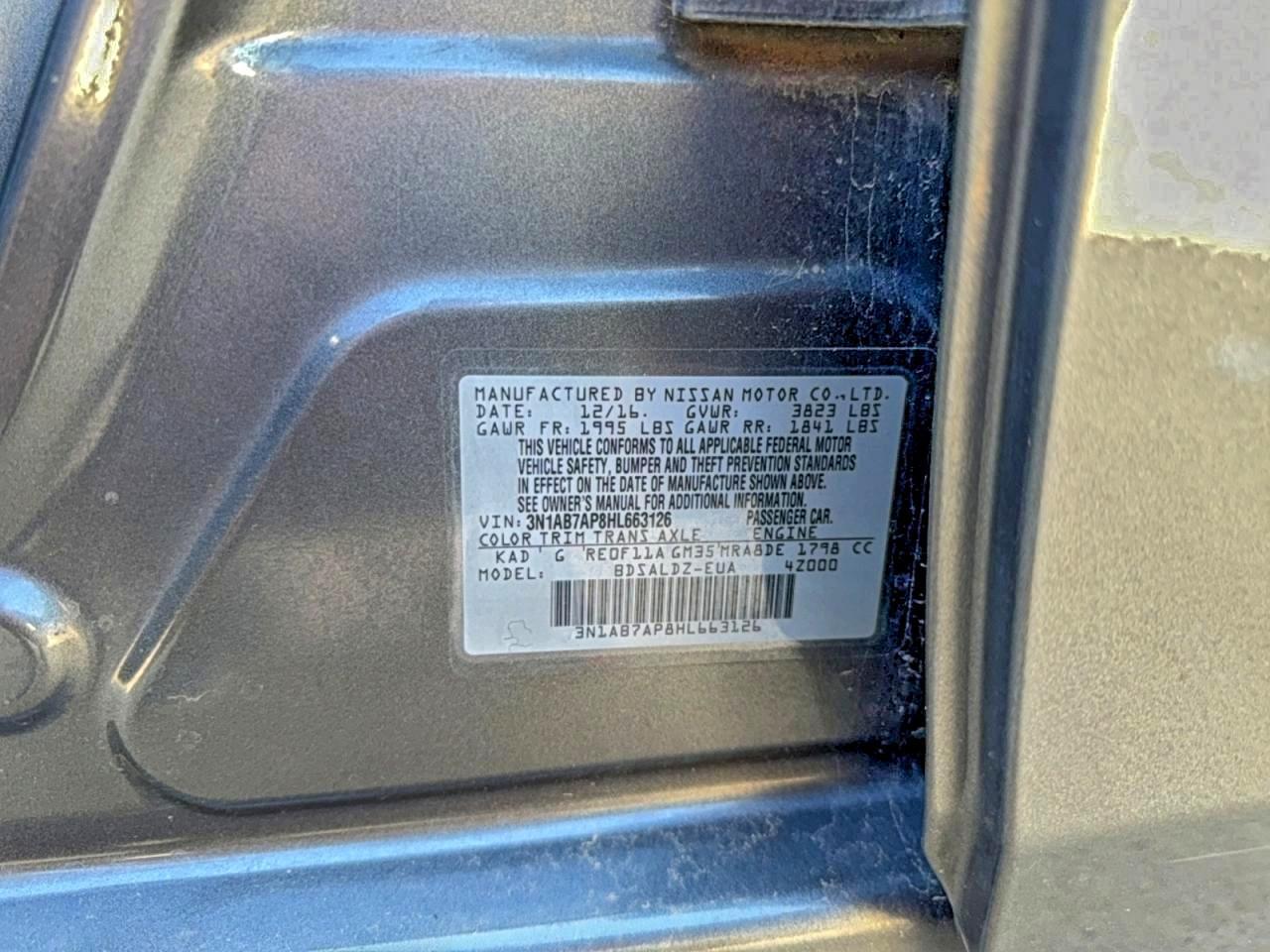 2017 NISSAN SENTRA