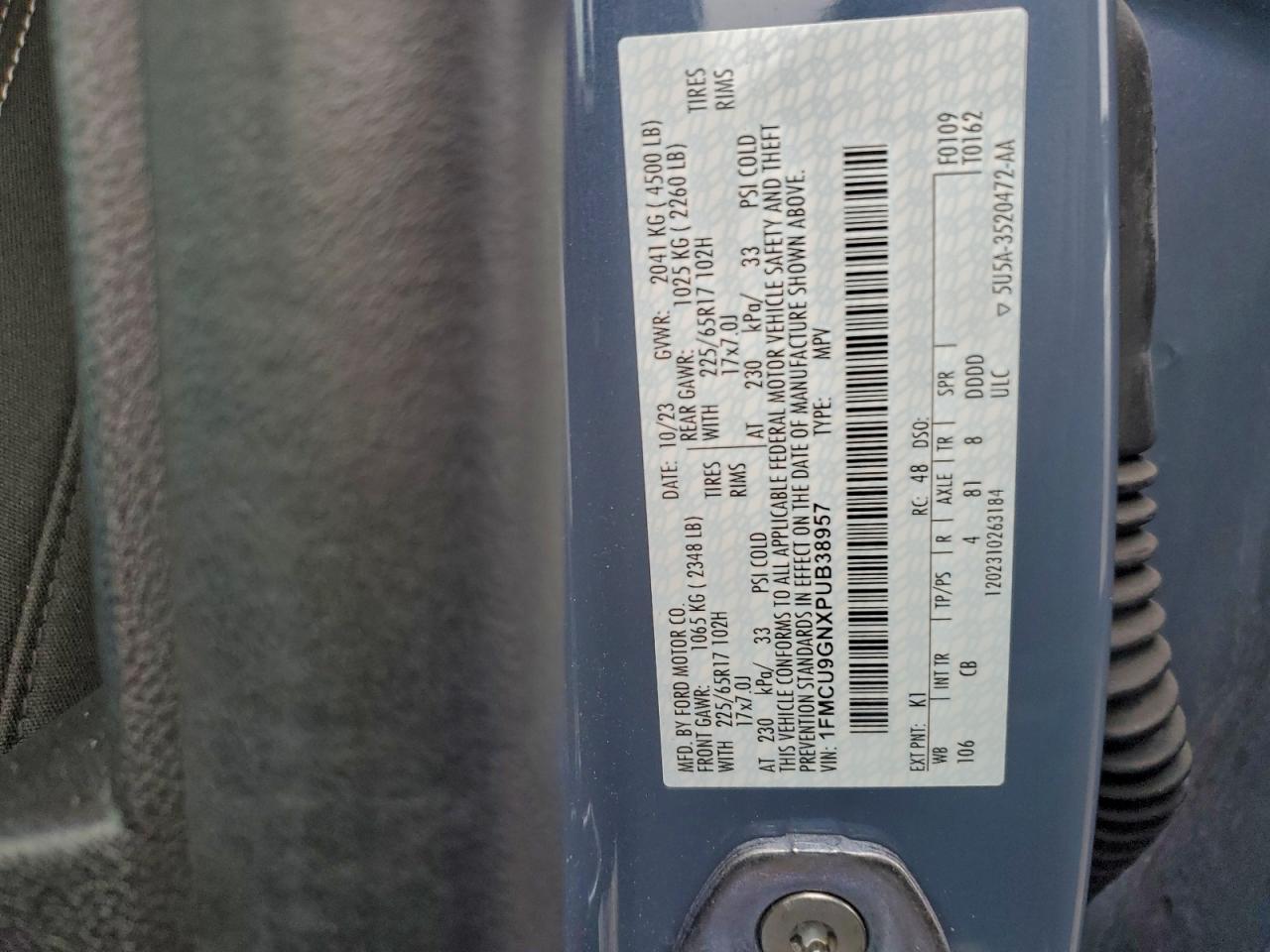 2023 FORD ESCAPE