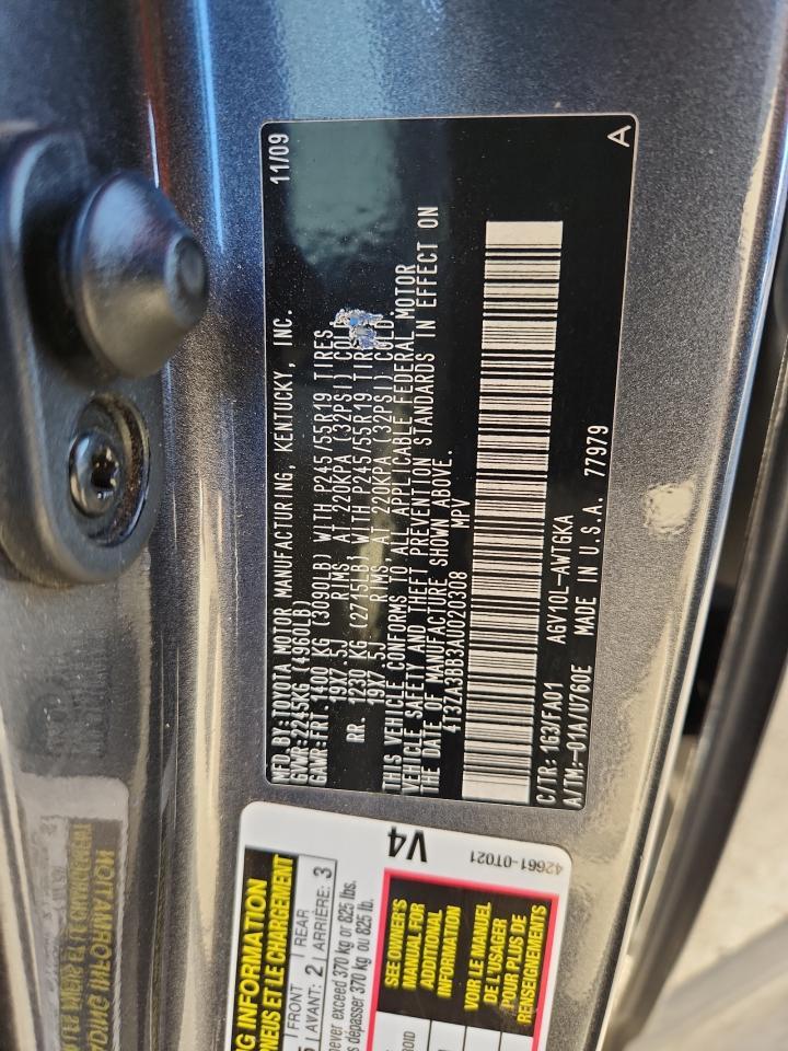 2010 TOYOTA VENZA
