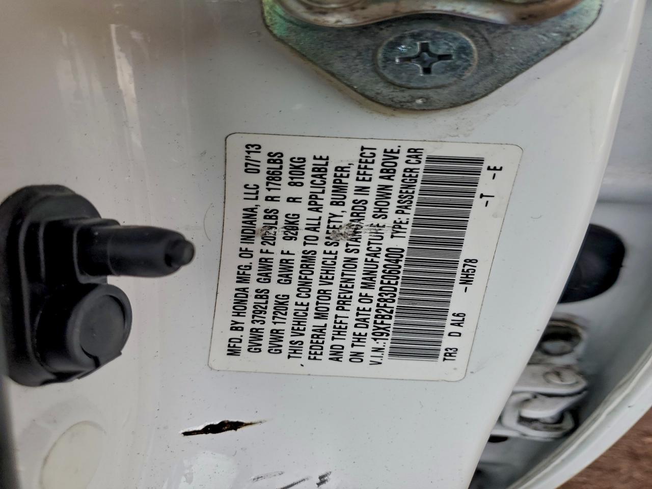 2013 HONDA CIVIC