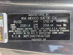 2022 KIA FORTE