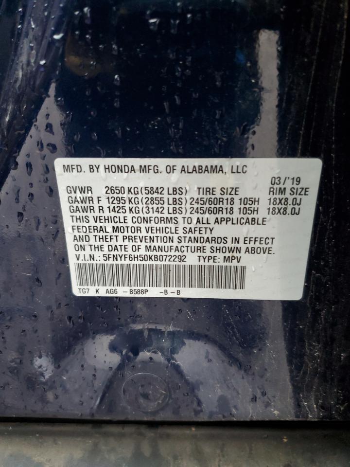 2019 HONDA PILOT