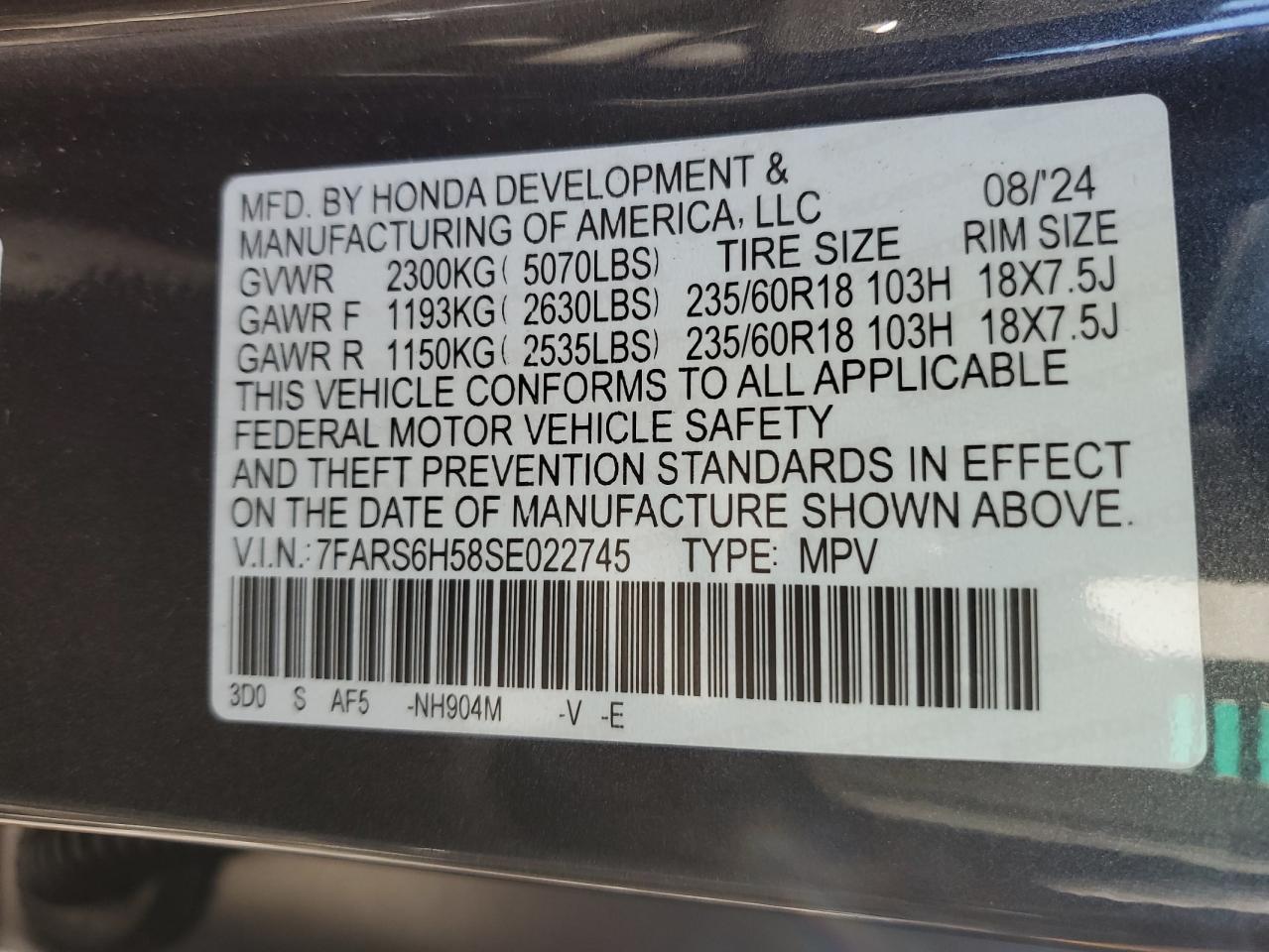 2025 HONDA CR-V