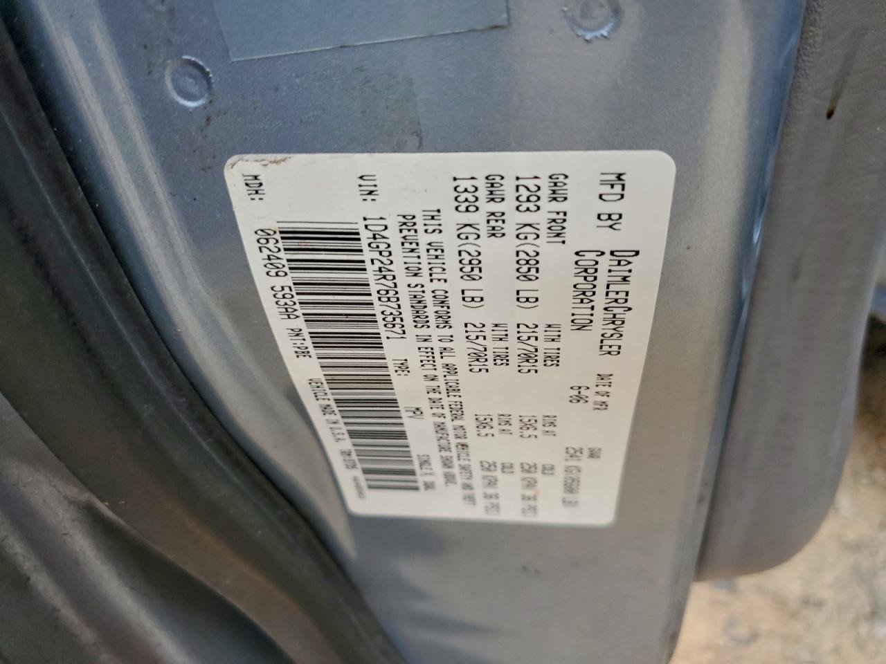 2006 DODGE GRAND CARAVAN