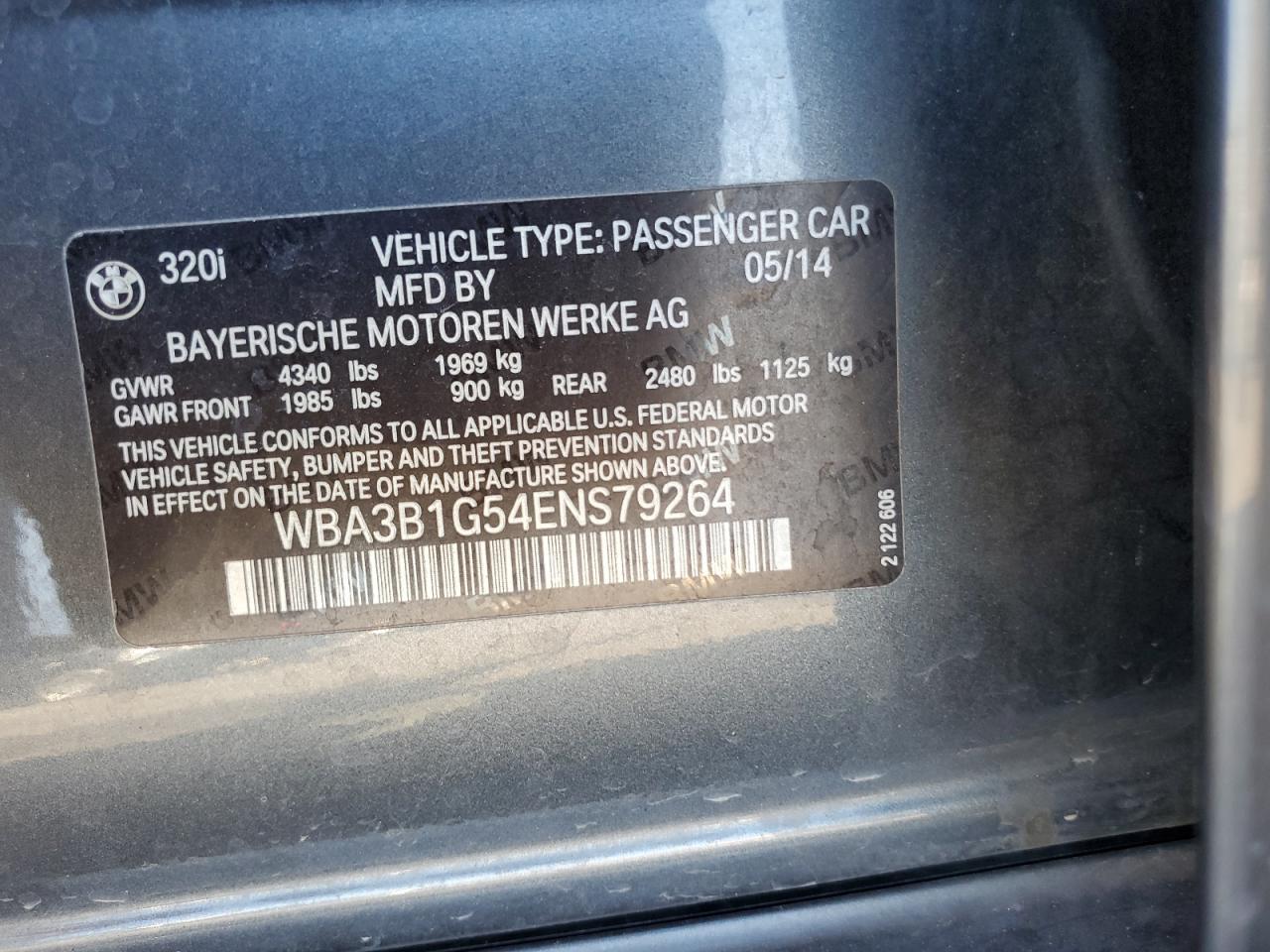 2014 BMW 3 SERIES