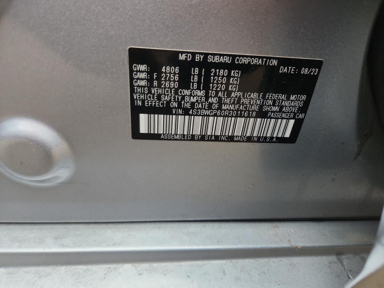 2024 SUBARU Legacy