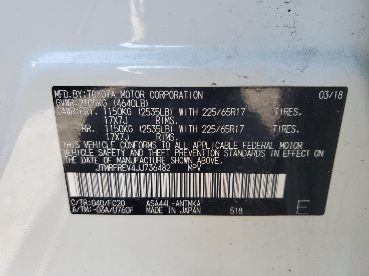 2018 TOYOTA RAV4