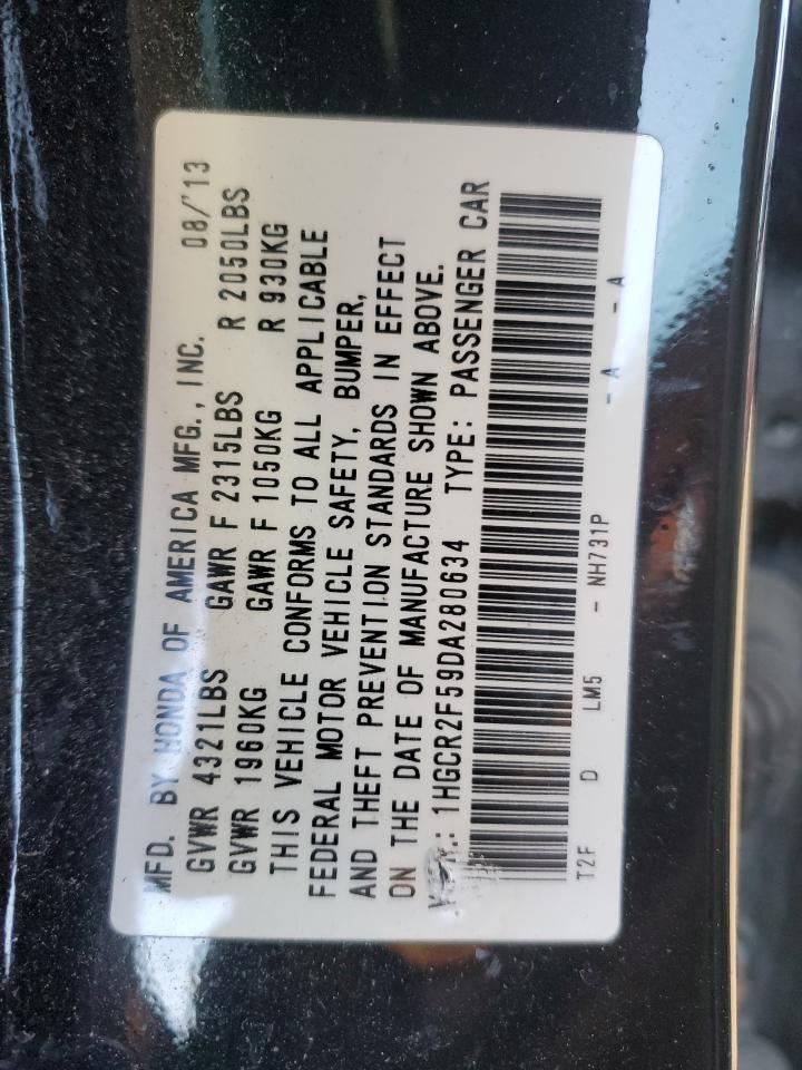 2013 HONDA ACCORD