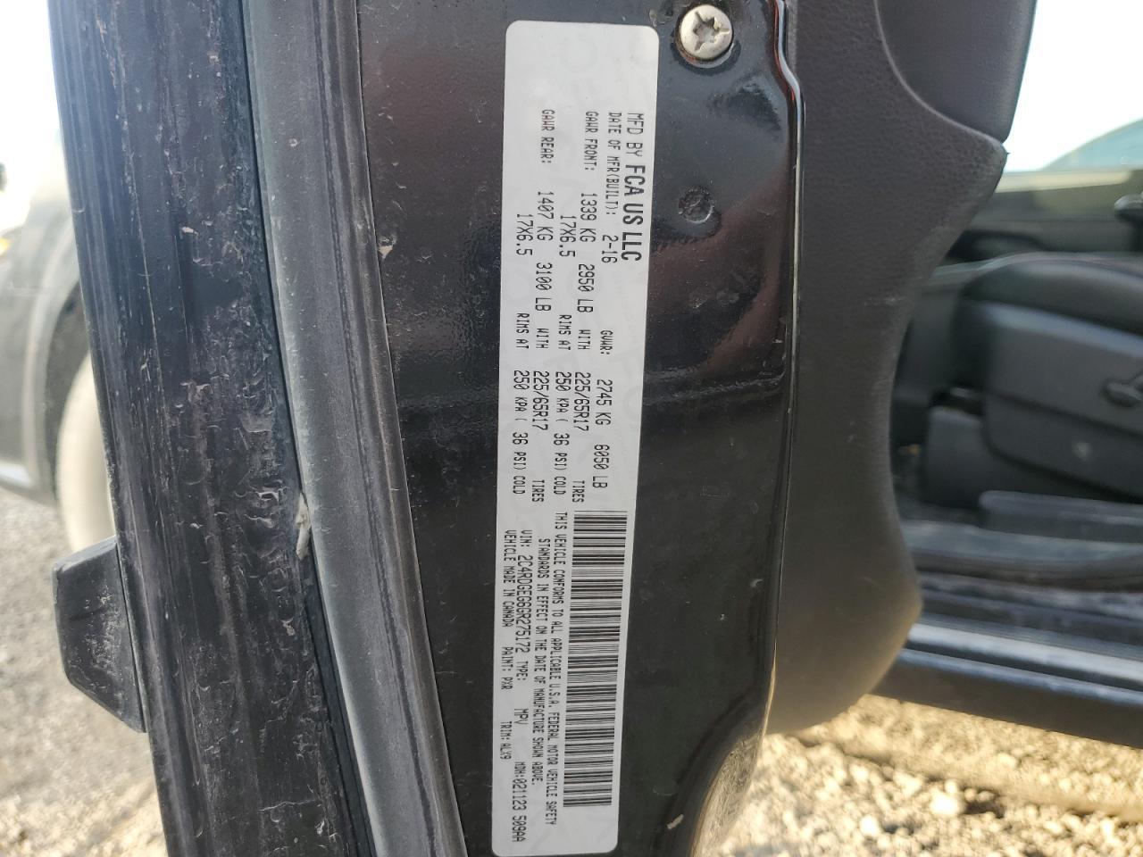 2016 DODGE GRAND CARAVAN