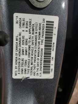 2014 HONDA CIVIC