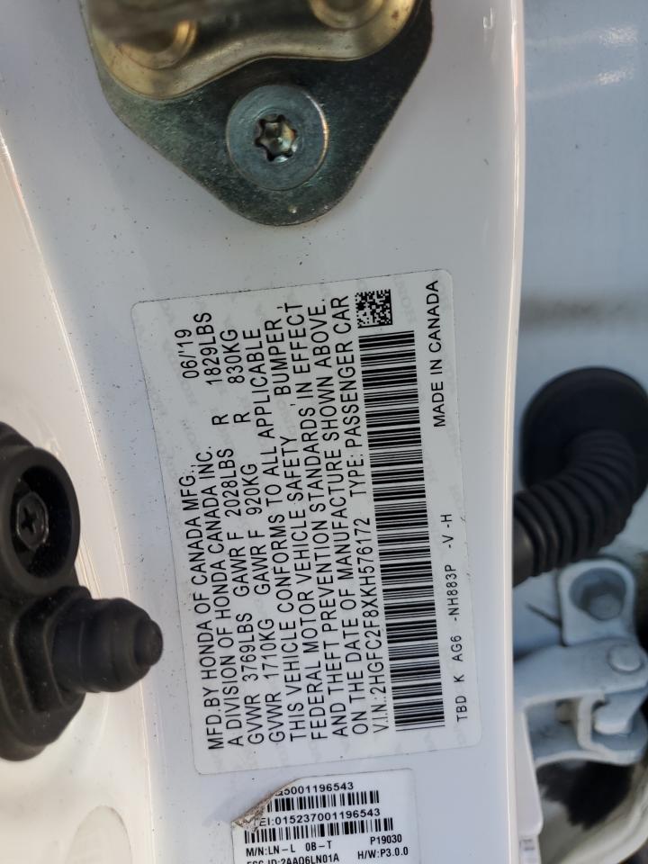 2019 HONDA CIVIC