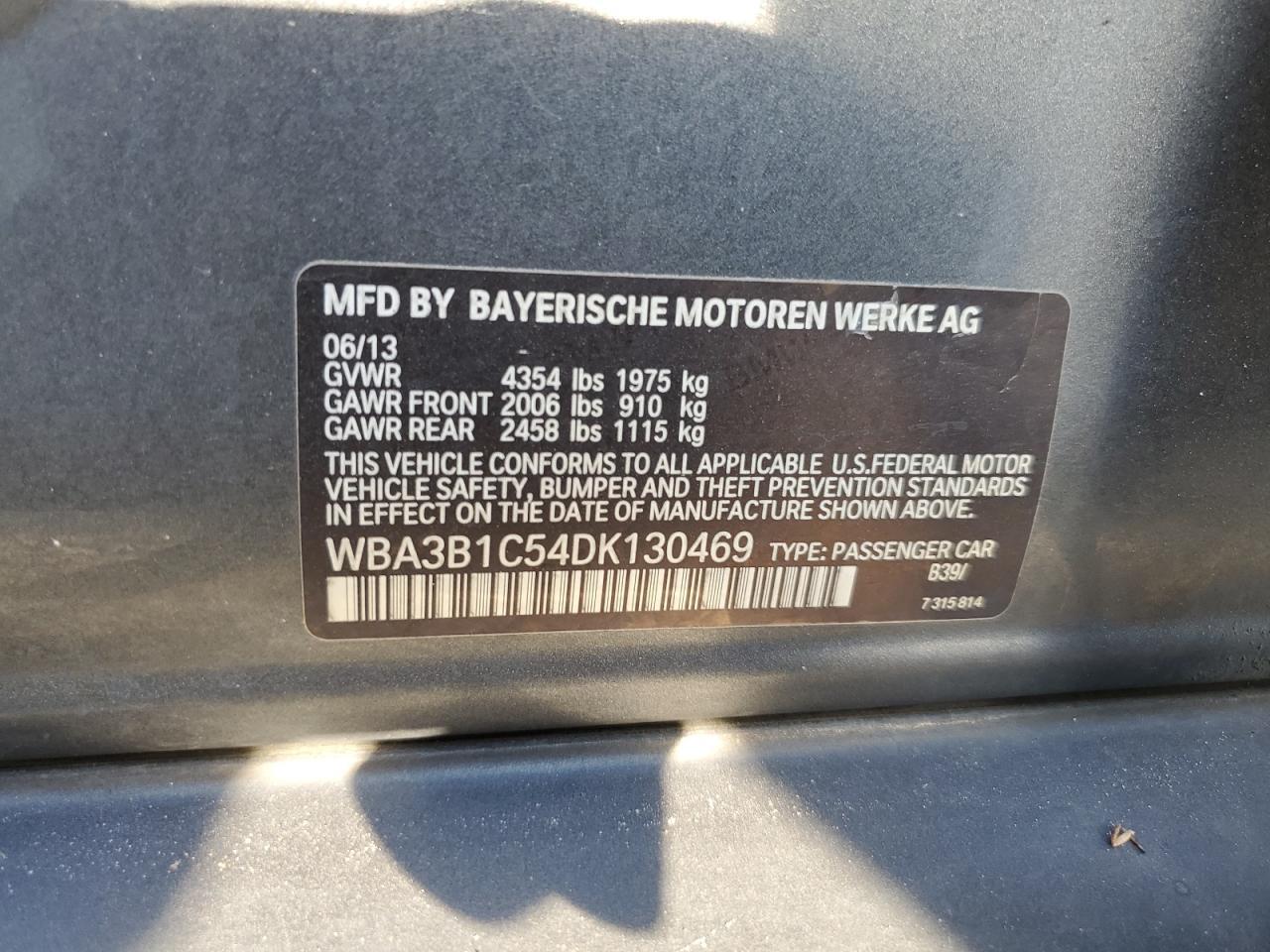 2013 BMW 3 SERIES