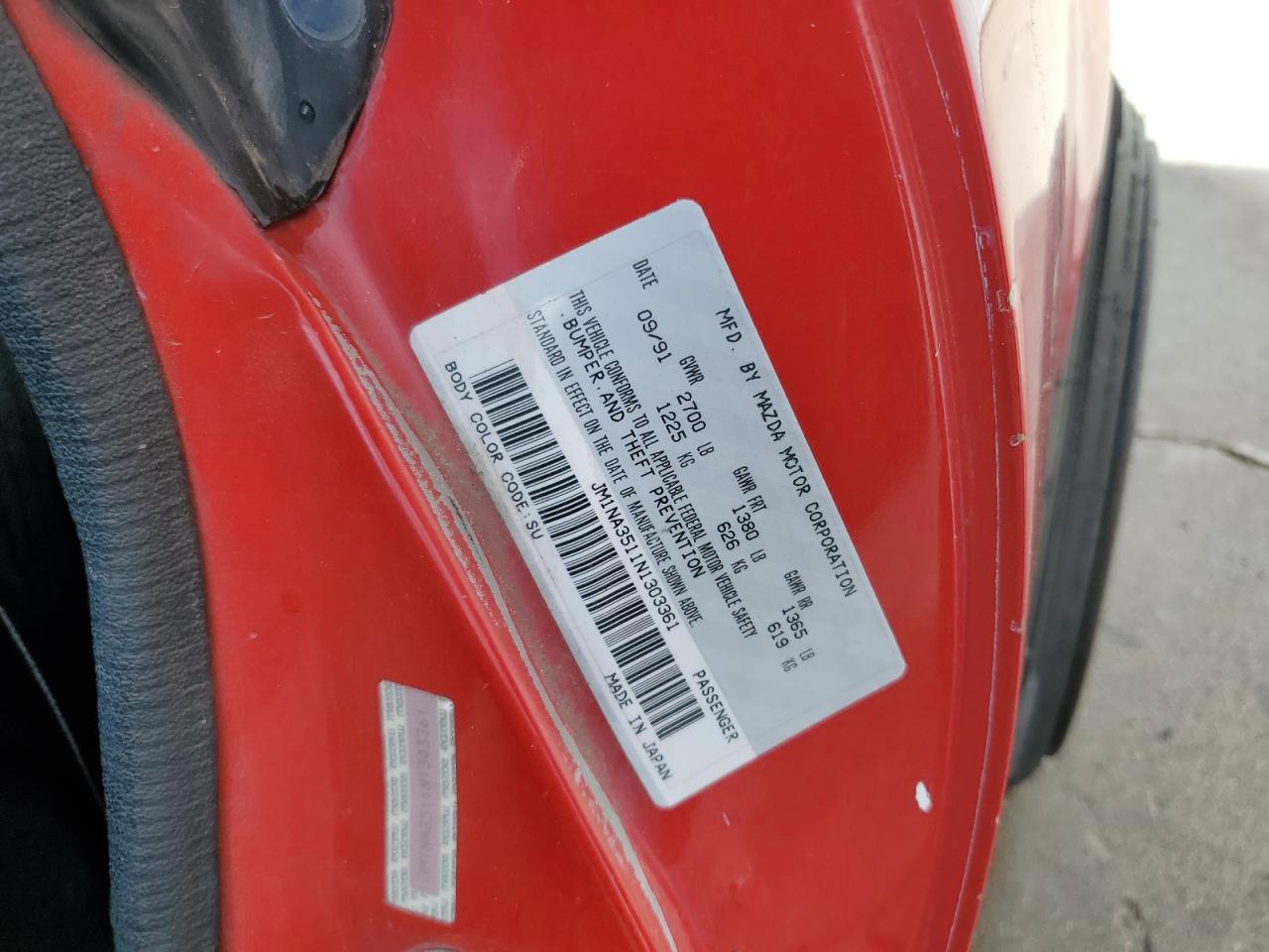 1992 MAZDA MX-5 Miata