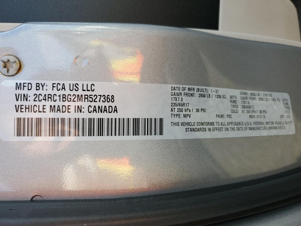2021 CHRYSLER Pacifica