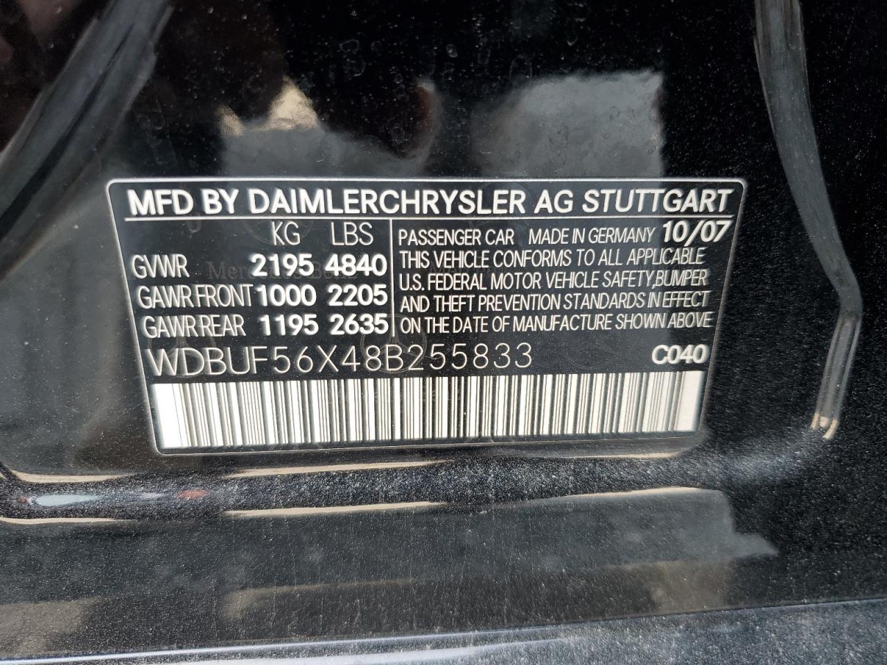 2008 MERCEDES-BENZ E-Class