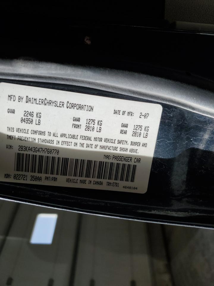 2007 DODGE CHARGER