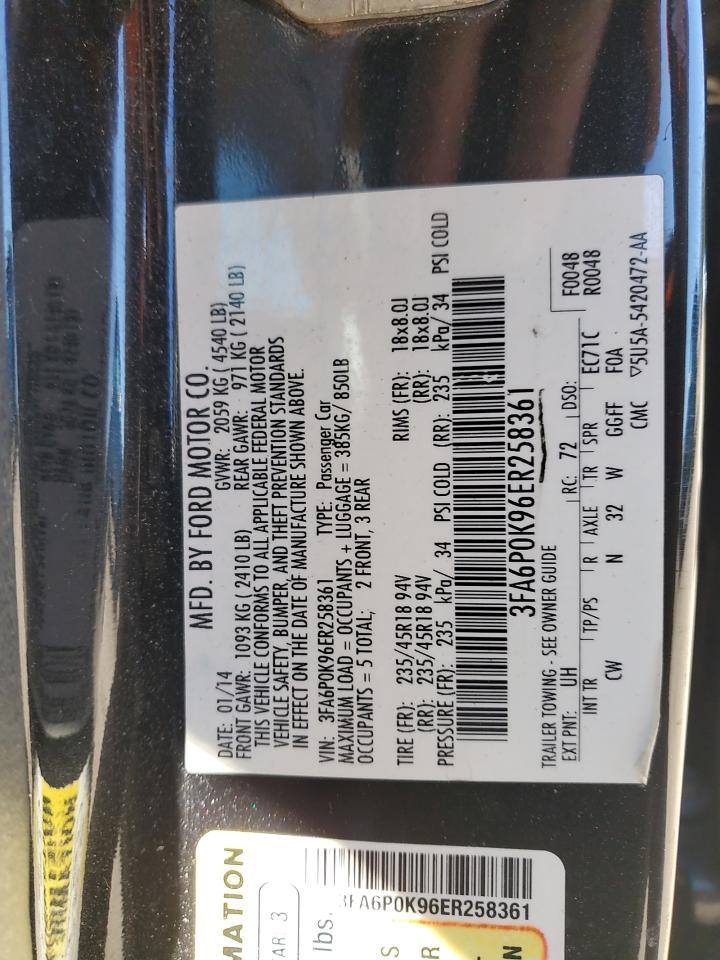 2014 FORD FUSION
