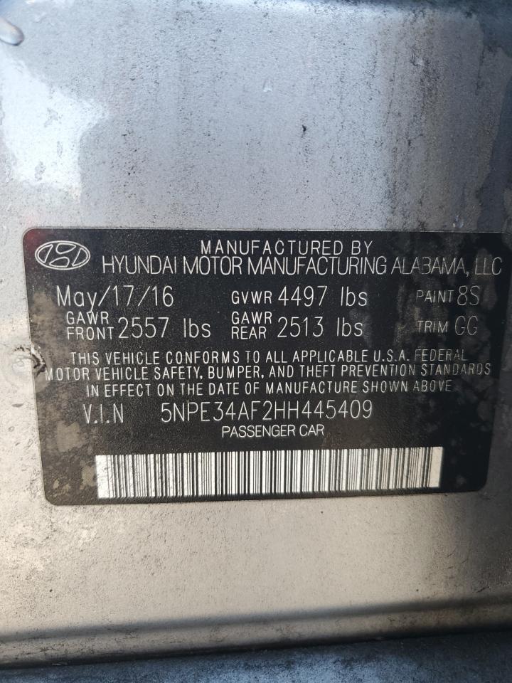2017 HYUNDAI SONATA