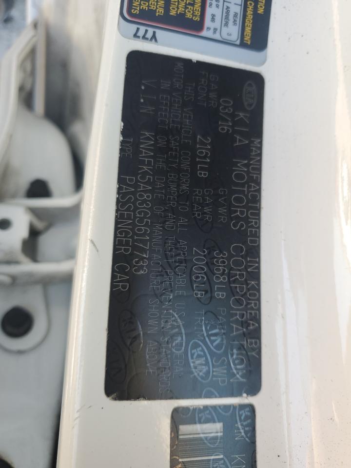 2016 KIA FORTE