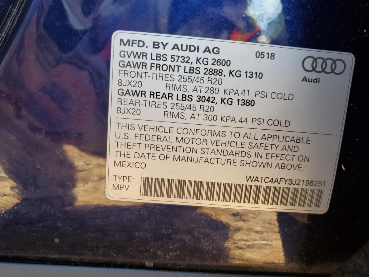 2018 AUDI SQ5