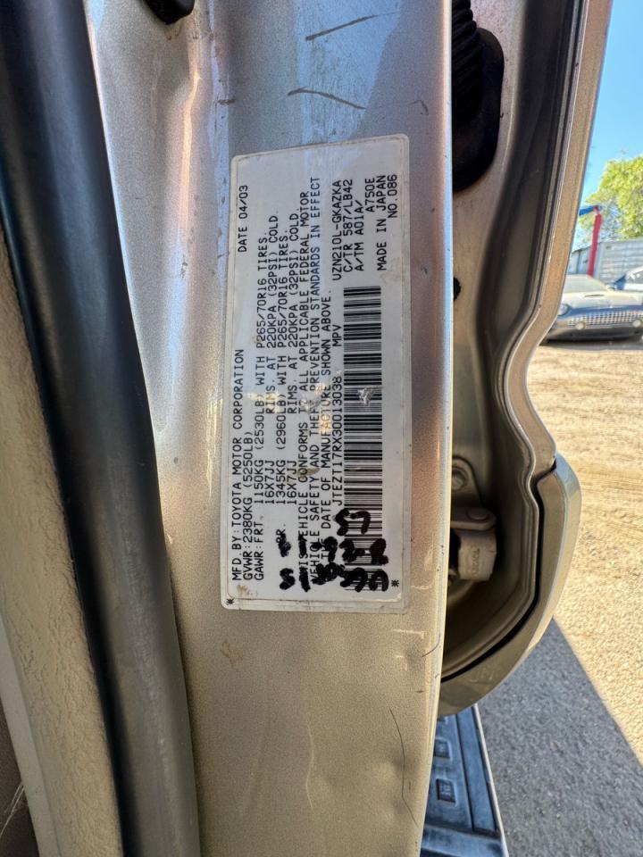 2003 TOYOTA 4Runner