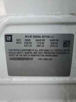 2013 BUICK LACROSSE
