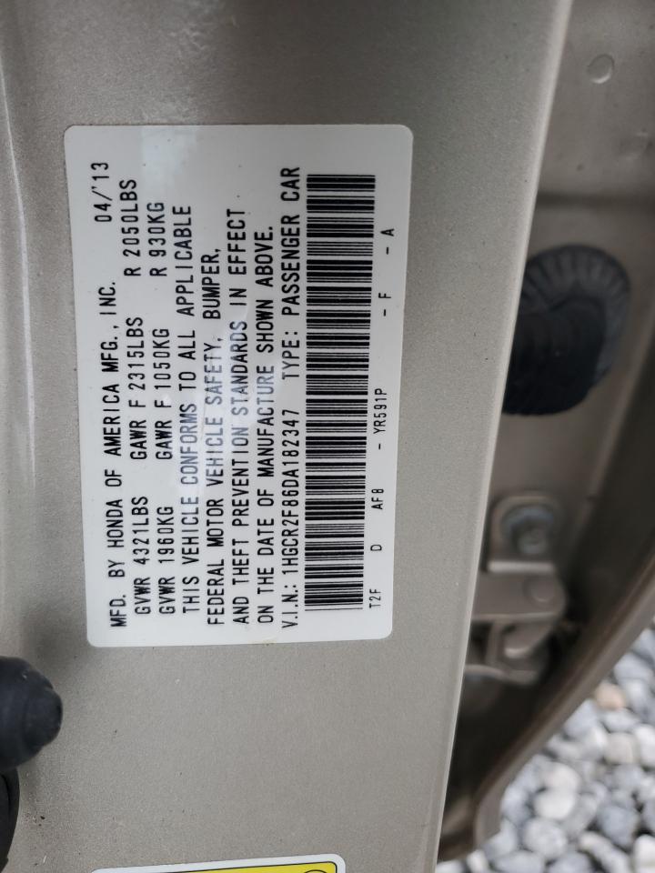 2013 HONDA ACCORD