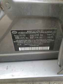 2011 HYUNDAI SONATA