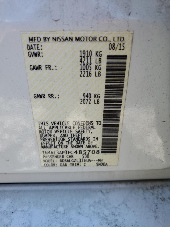 2015 NISSAN ALTIMA