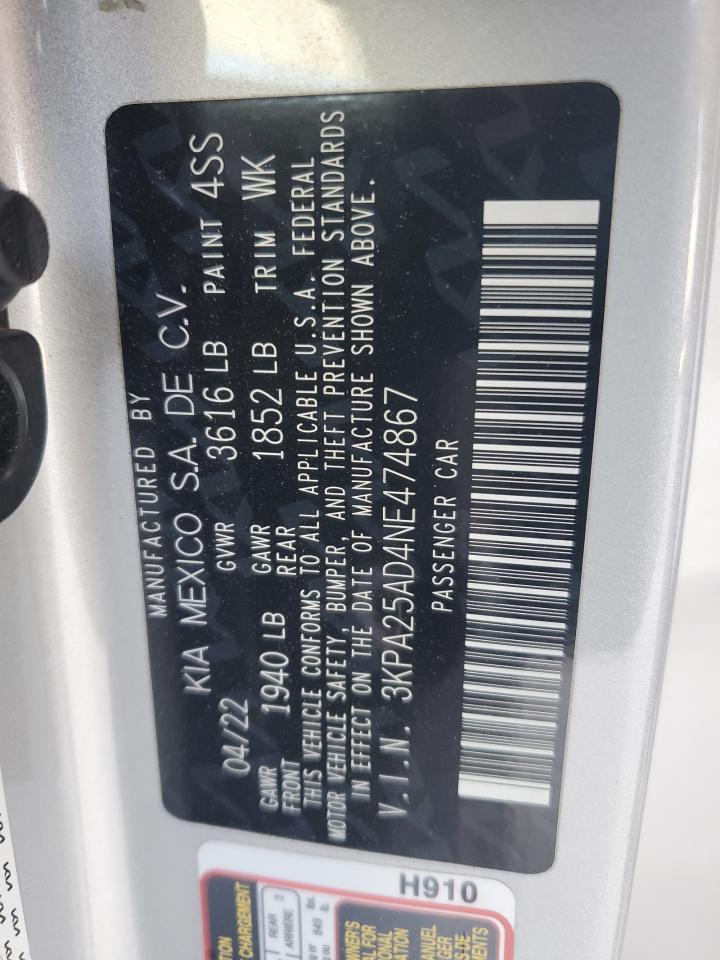 2022 KIA RIO