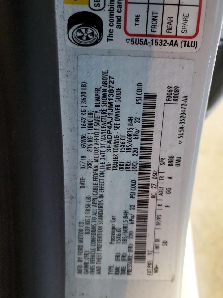 2018 FORD Fiesta