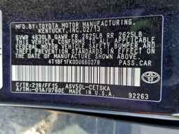 2013 TOYOTA CAMRY