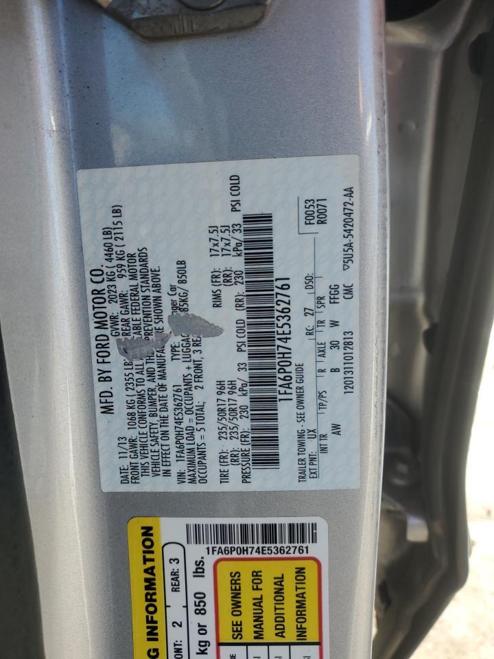 2014 FORD FUSION