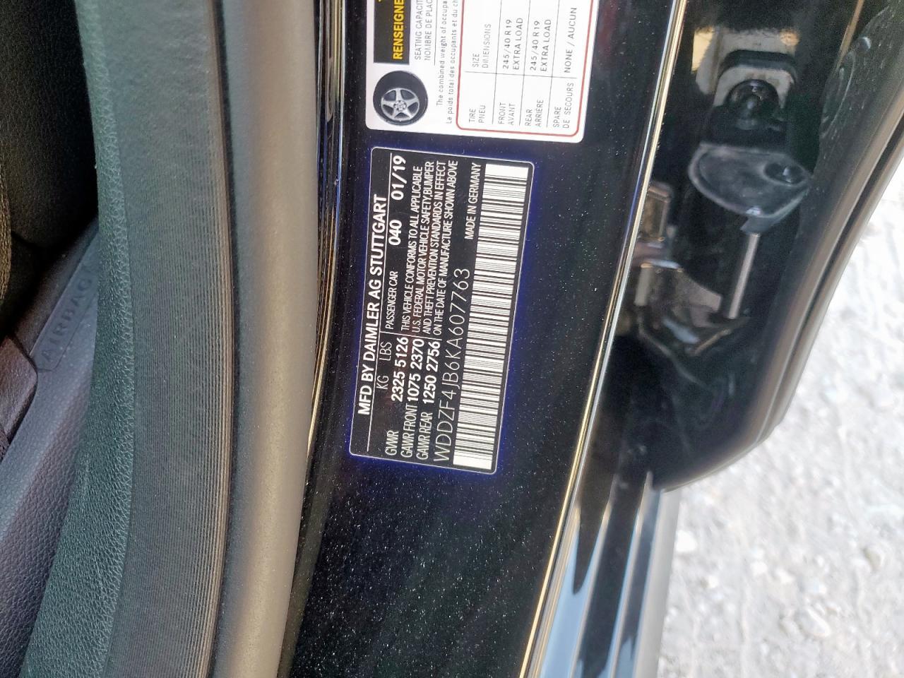 2019 MERCEDES-BENZ E-Class