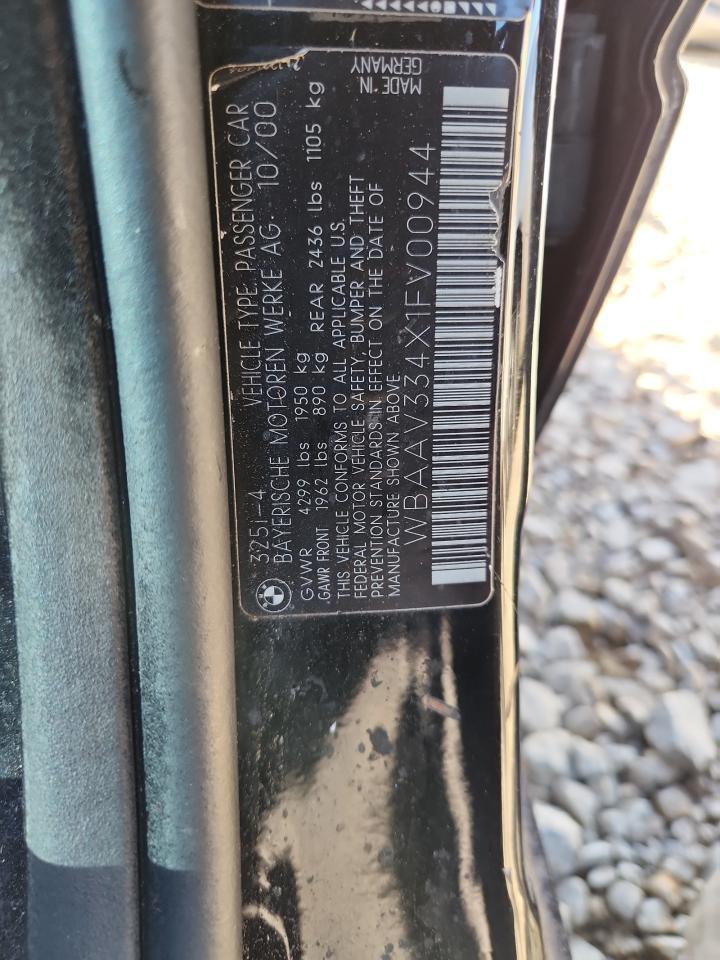 2001 BMW 3 SERIES
