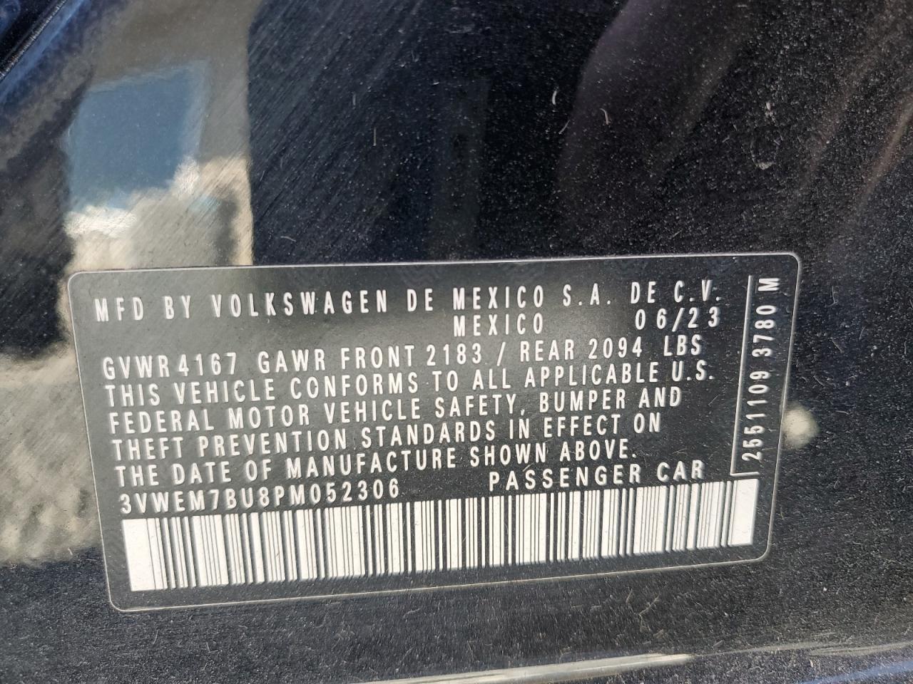 2023 VOLKSWAGEN JETTA