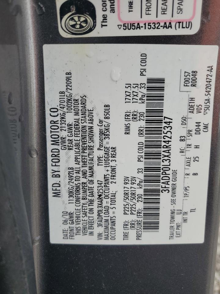 2010 FORD FUSION