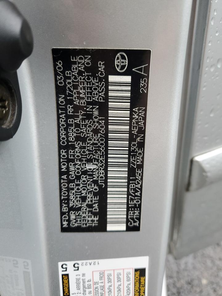 2006 TOYOTA COROLLA