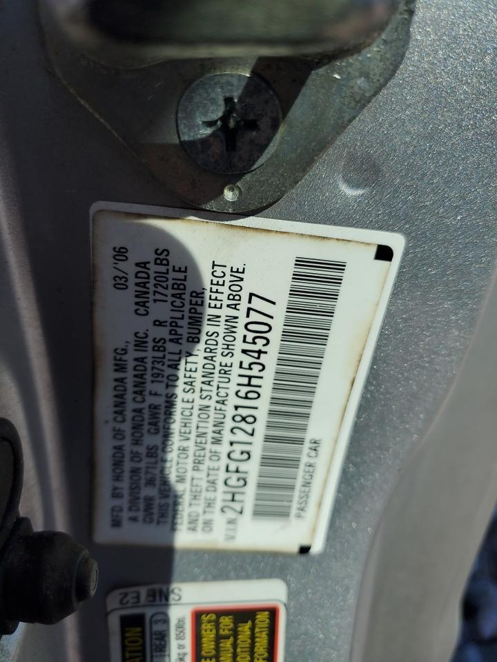 2006 HONDA CIVIC