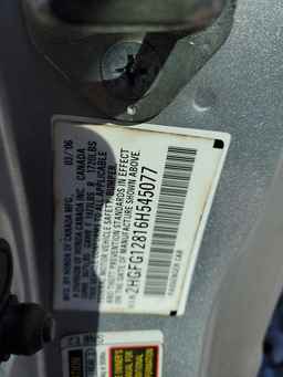 2006 HONDA CIVIC