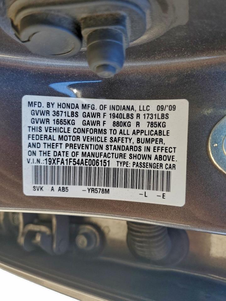 2010 HONDA CIVIC
