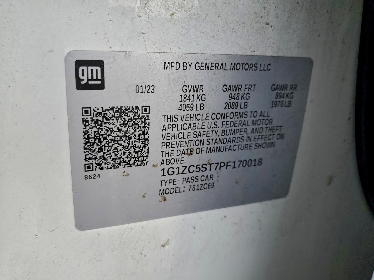 2023 CHEVROLET MALIBU