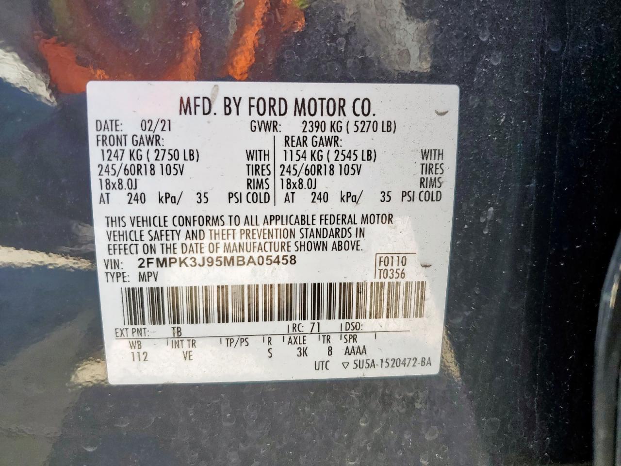 2021 FORD EDGE